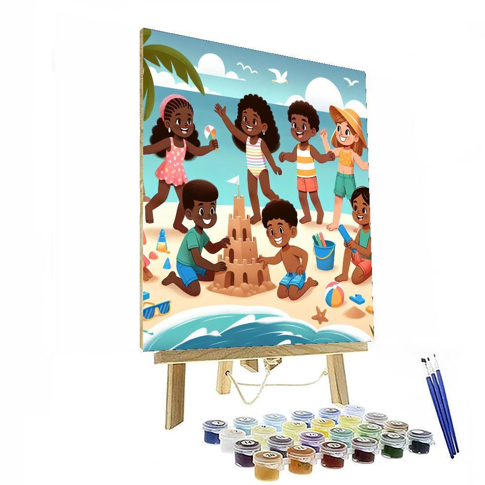 Dazzling Summer Beach Paint By Numbers Kits