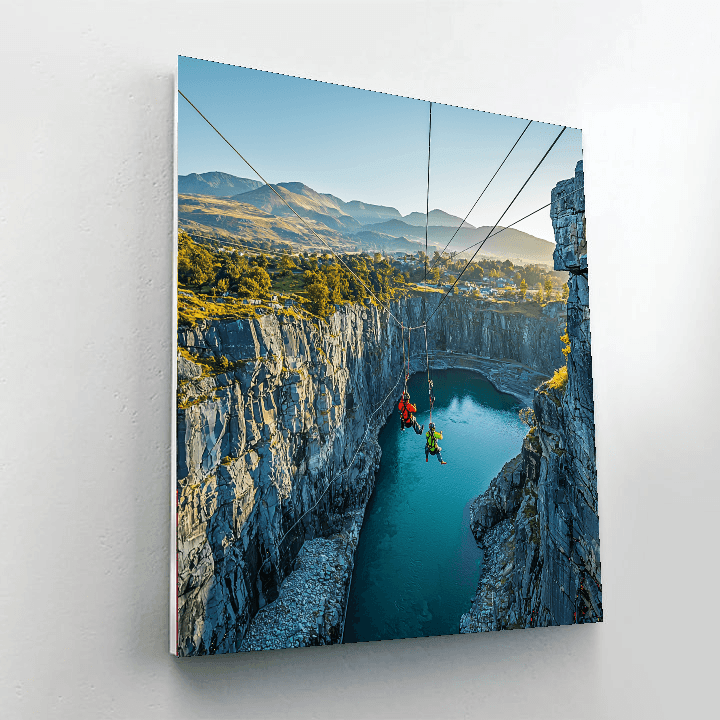 Zip World Velocity 2 - Penrhyn Quarry, Wales Painting Number Kit