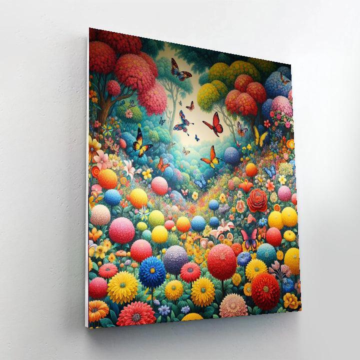 Dancing Butterflies Garden Paint By Numbers Kits