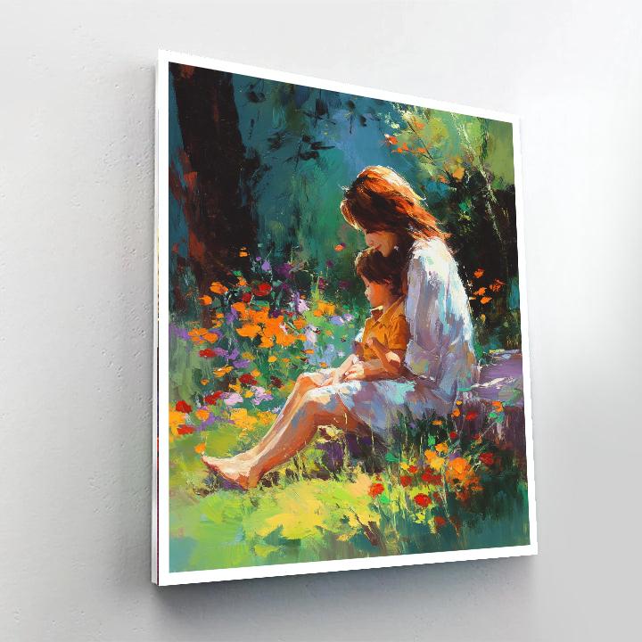 A Family Portrait In Nature Paint By Numbers Kits