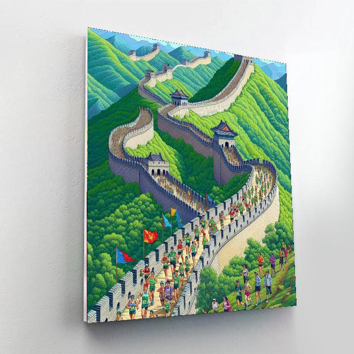 The Great Wall Marathon - China Numbered Painting Kits