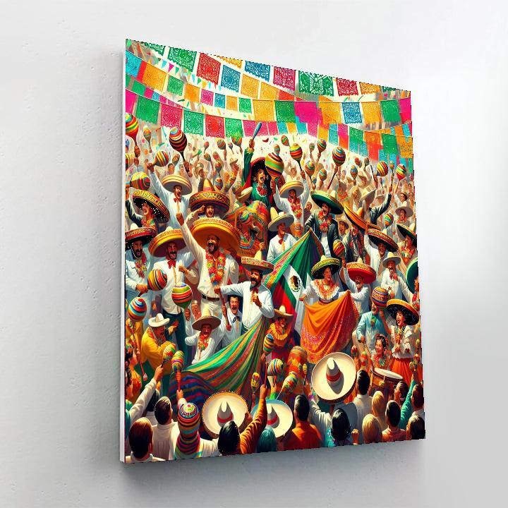 Lively Mexican Fiesta Paint By Color