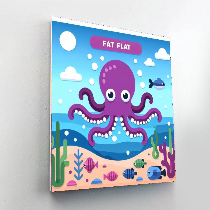 Clever Octopus Number Painting