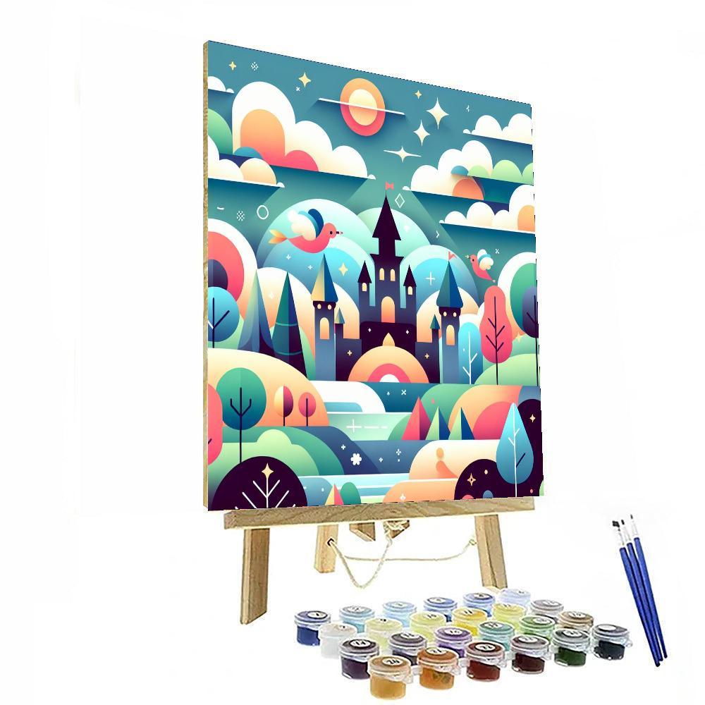 Charming Fairy Tale Land Paint By Color