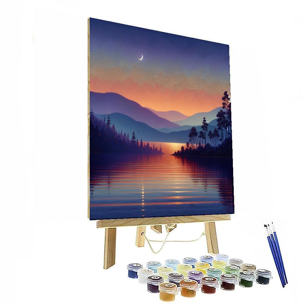 Quiet Reflection At Dusk Paint By Number