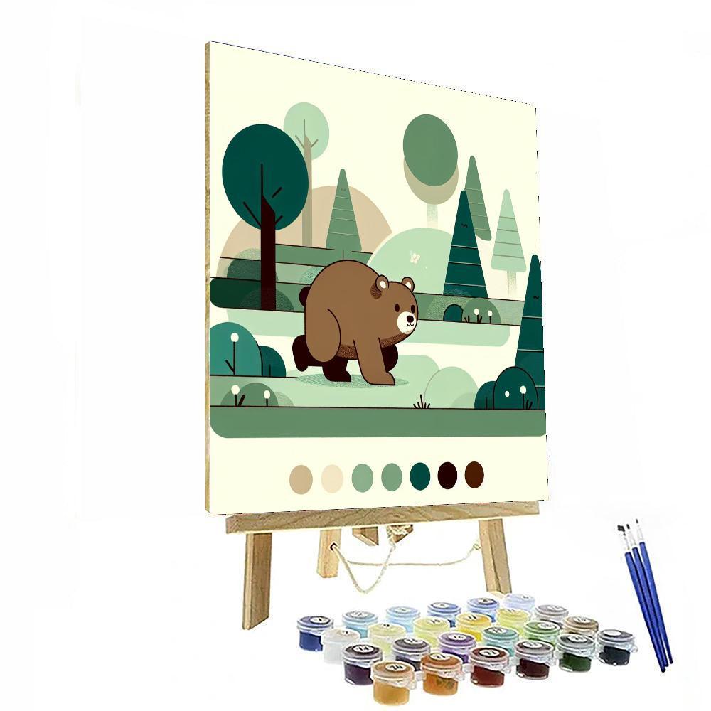 Curious Bear Expedition Paint By Numbers Kits