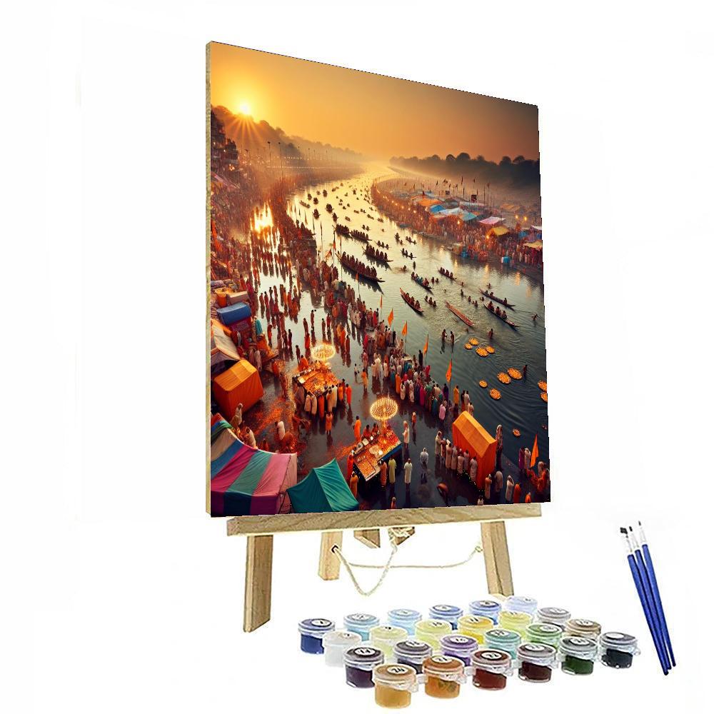 Kumbh Mela - Prayagraj, India Paint By Numbers
