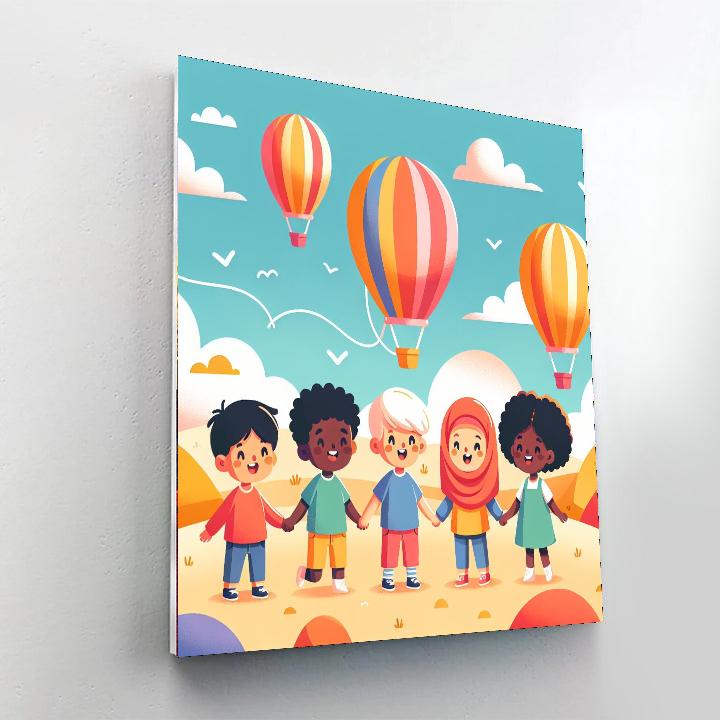 Balloon Adventure Journey Paint By Color
