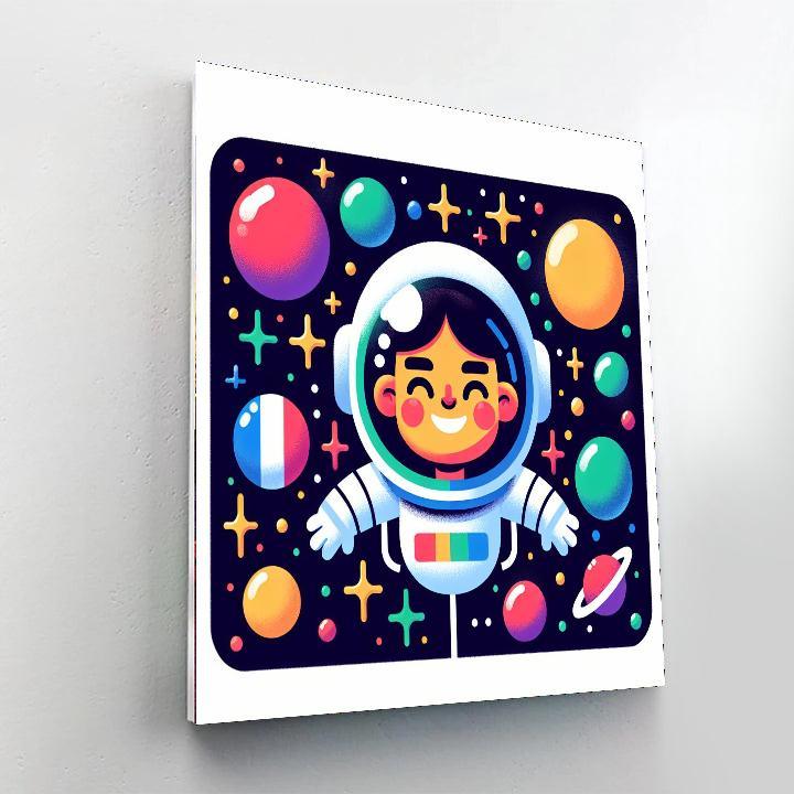 Space Explorer's Galactic Adventure Painting By Numbers Kit
