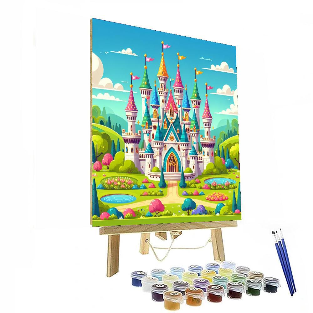 Amazing Fantasy Castle Paint By Numbers Art