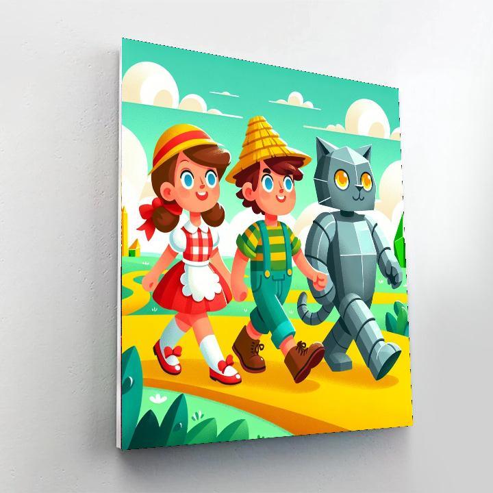 Wizard Of Oz Adventure Paint By Numbers Art