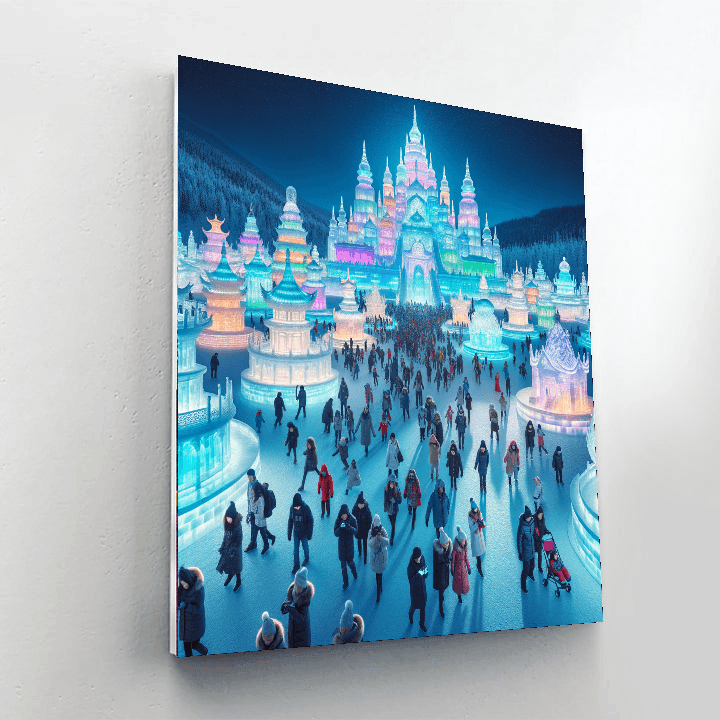 Snow And Ice Festival - Harbin - China Painting By Numbers Kit