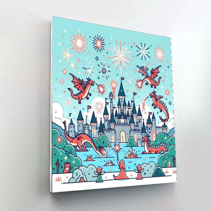 Magic Kingdom Celebration DIY Paint By Numbers