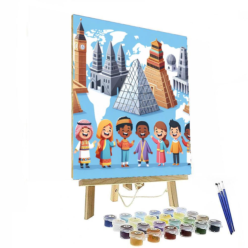 Travel The World Adventures Paint By Numbers Art