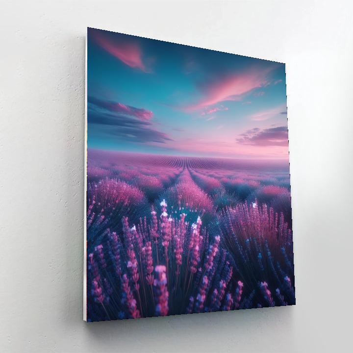 Eternal Lavender Fields Painting By Numbers Kit