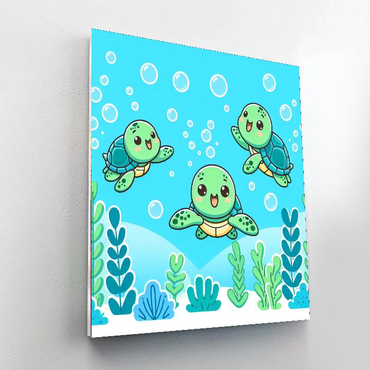 Exploring Turtles Number Painting