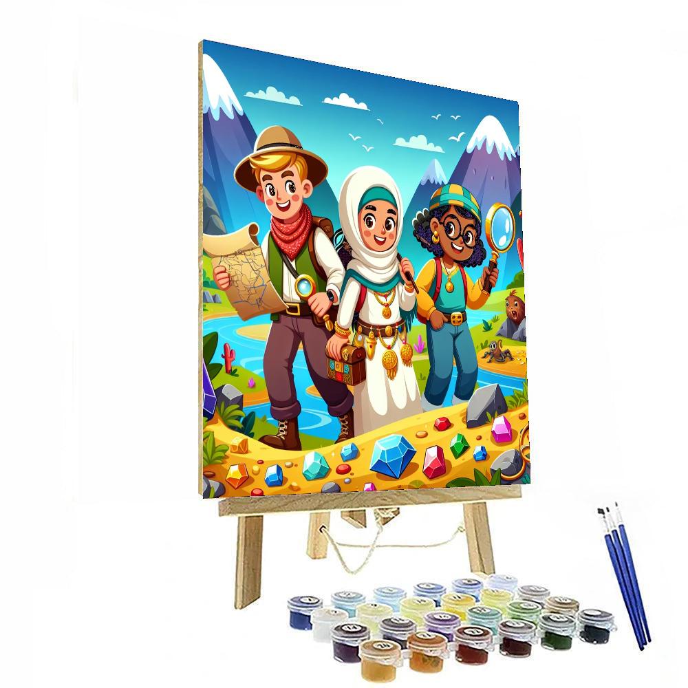 The Great Treasure Adventure DIY Paint By Numbers