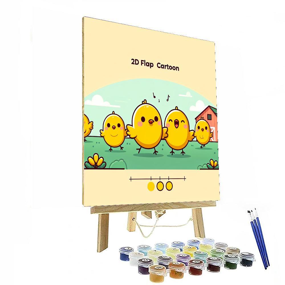 Chirpy Chick Celebration Numbered Painting Kits