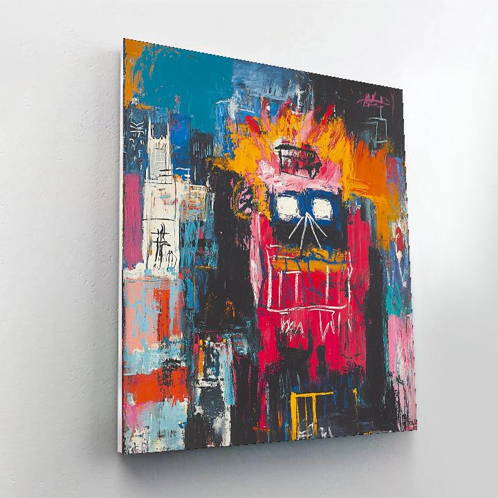 Jean-Michel Basquiat Inspired Reflections Of Identity  Paint By Numbers