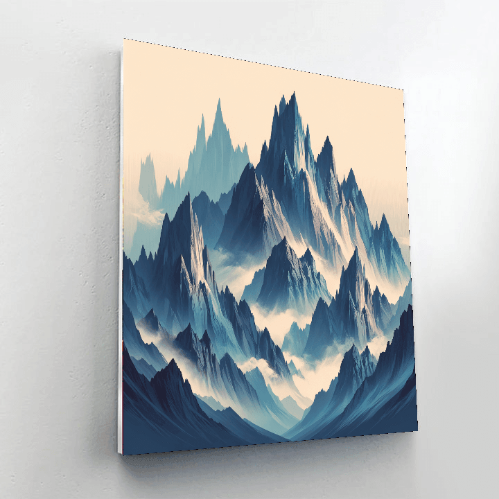 Mystic Mountain Horizon Paint By Numbers