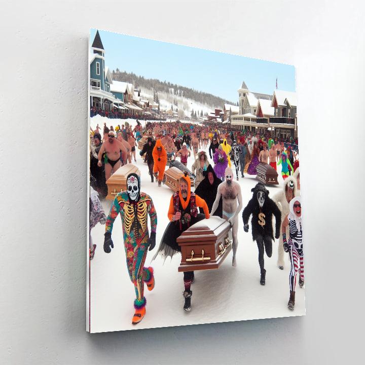 Frozen Dead Guy Days - Nederland Painting Number Kit