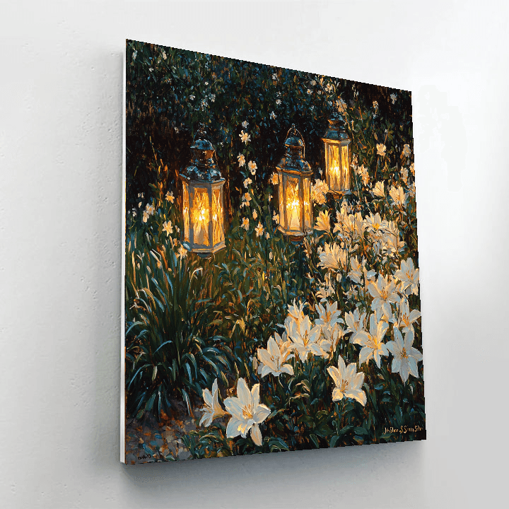 John Singer Sargent Inspired Sargent's Enchanted Evening  Paint By Numbers Art