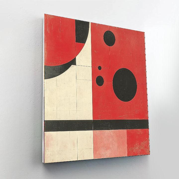 Kazimir Malevich Inspired Cosmic Balance Symphony  Paint By Color