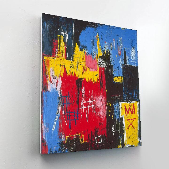 Jean-Michel Basquiat Inspired Vivid Contradictions  Paint By Numbers