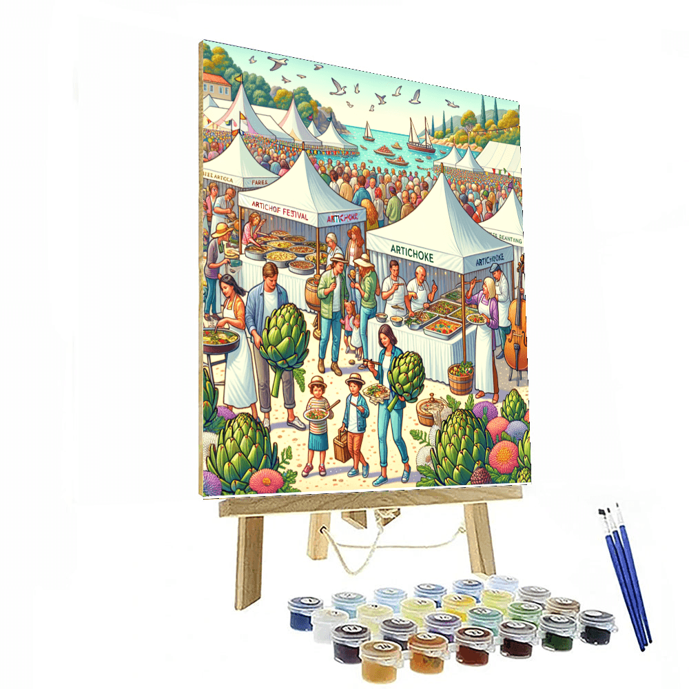 The Artichoke Festival Paint By Color