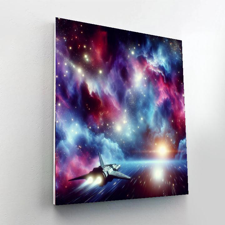 Galactic Traveler's Voyage Painting By Numbers Kit
