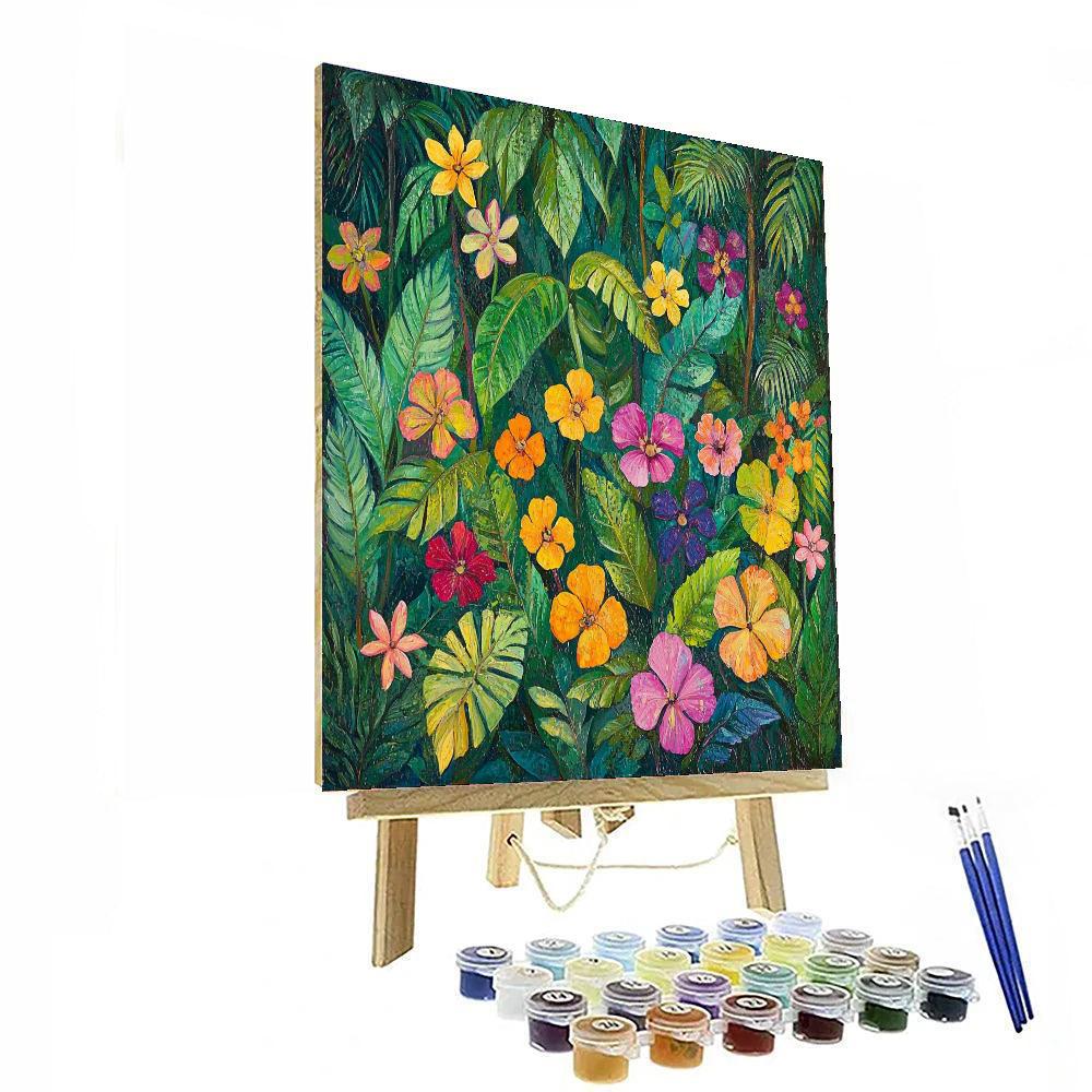 Frida Kahlo Inspired Jungle Of Dreams  Painting Number Kit