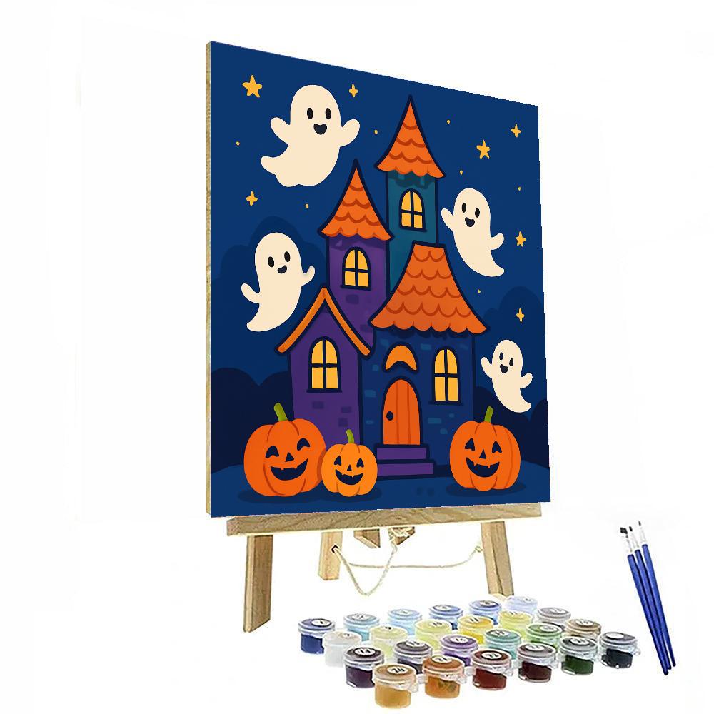 Spooky Fun Haunted House Paint By Numbers Kits
