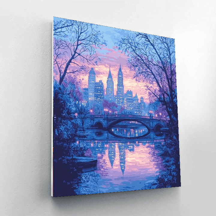 Claude Monet Inspired Monet's Tranquil Cityscape  Paint By Numbers Kits