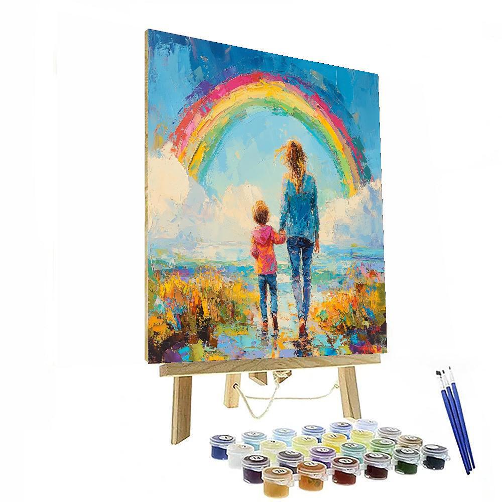 Rainbow Daydreams DIY Paint By Numbers