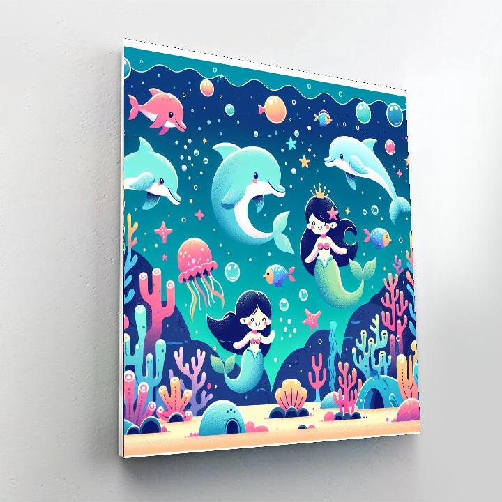 Enchanted Ocean Tale Paint By Numbers Art