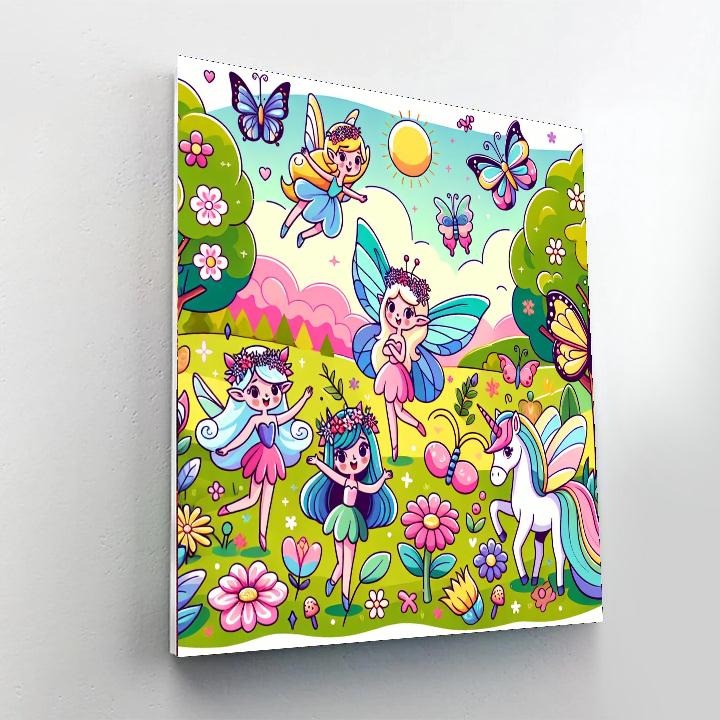 Journey Through Fairy Meadows Paint By Number