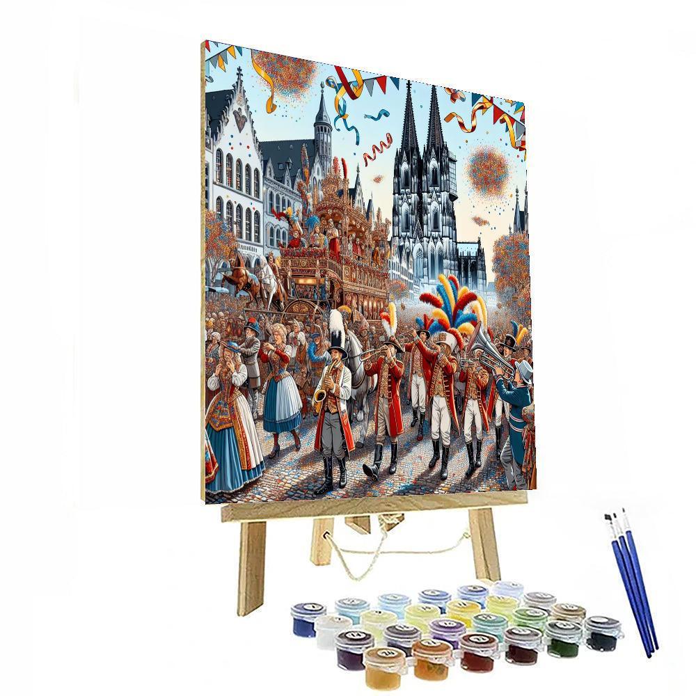 Carnival In Cologne - Germany Number Painting