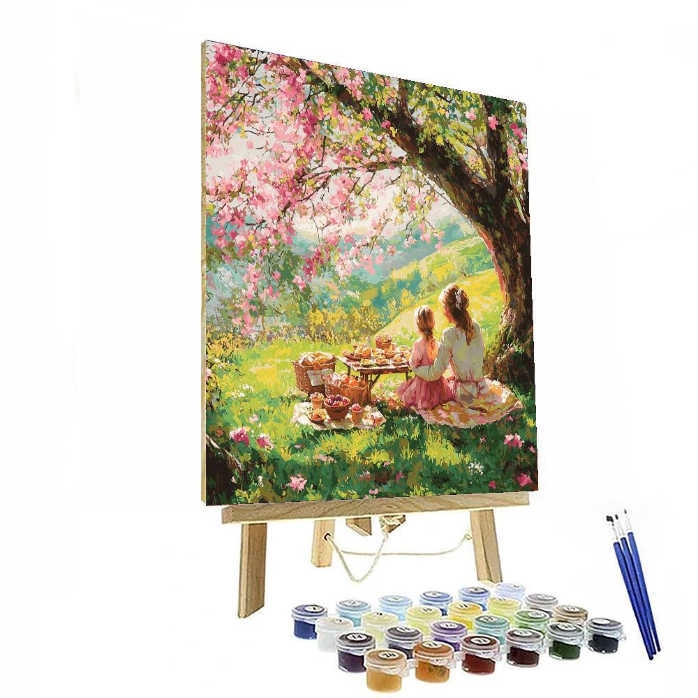 Blossoms And Bonding DIY Paint By Numbers