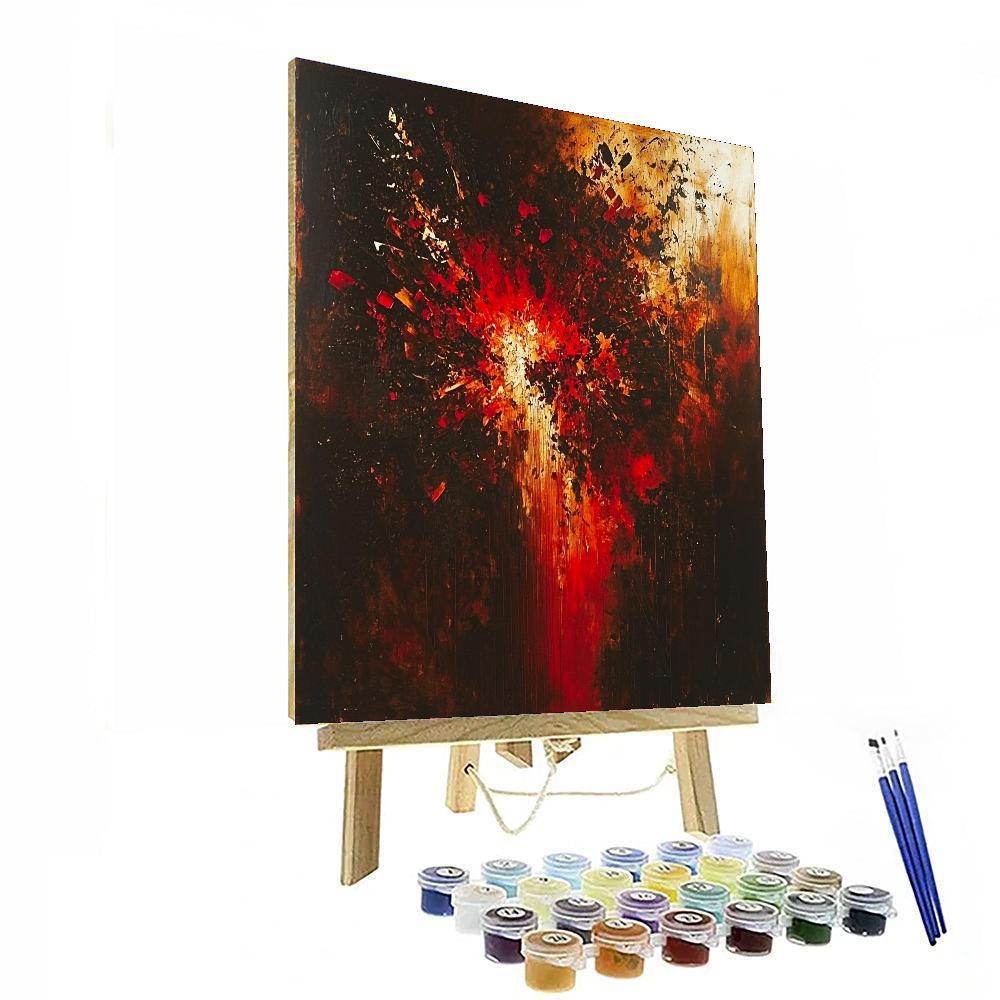 Caravaggio Inspired Passion Of The Elements  Number Painting