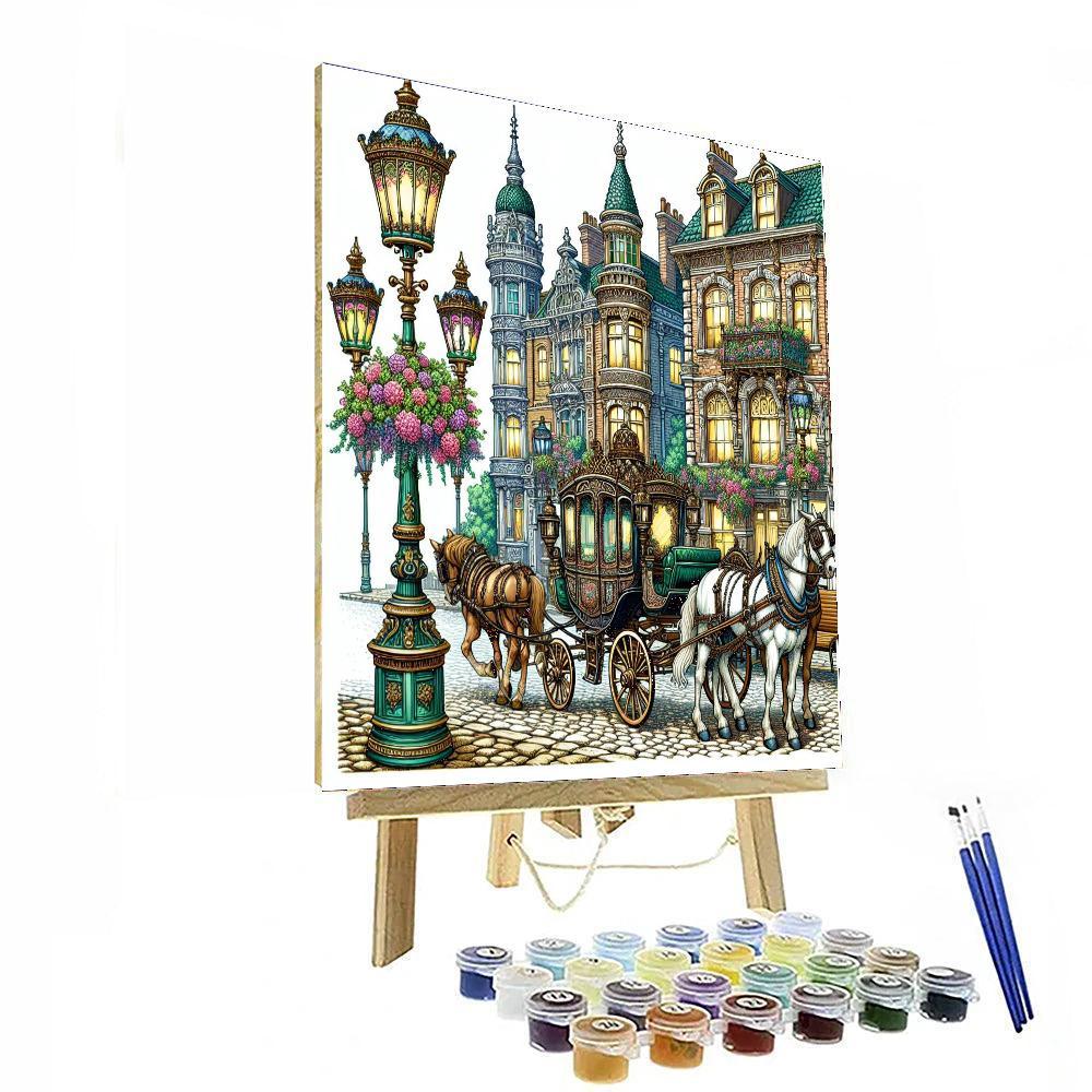 Historic Victorian Street Number Painting