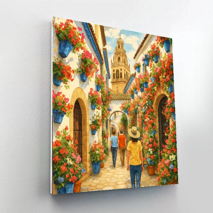 Fiesta De Los Patios - Córdoba Numbered Painting Kits