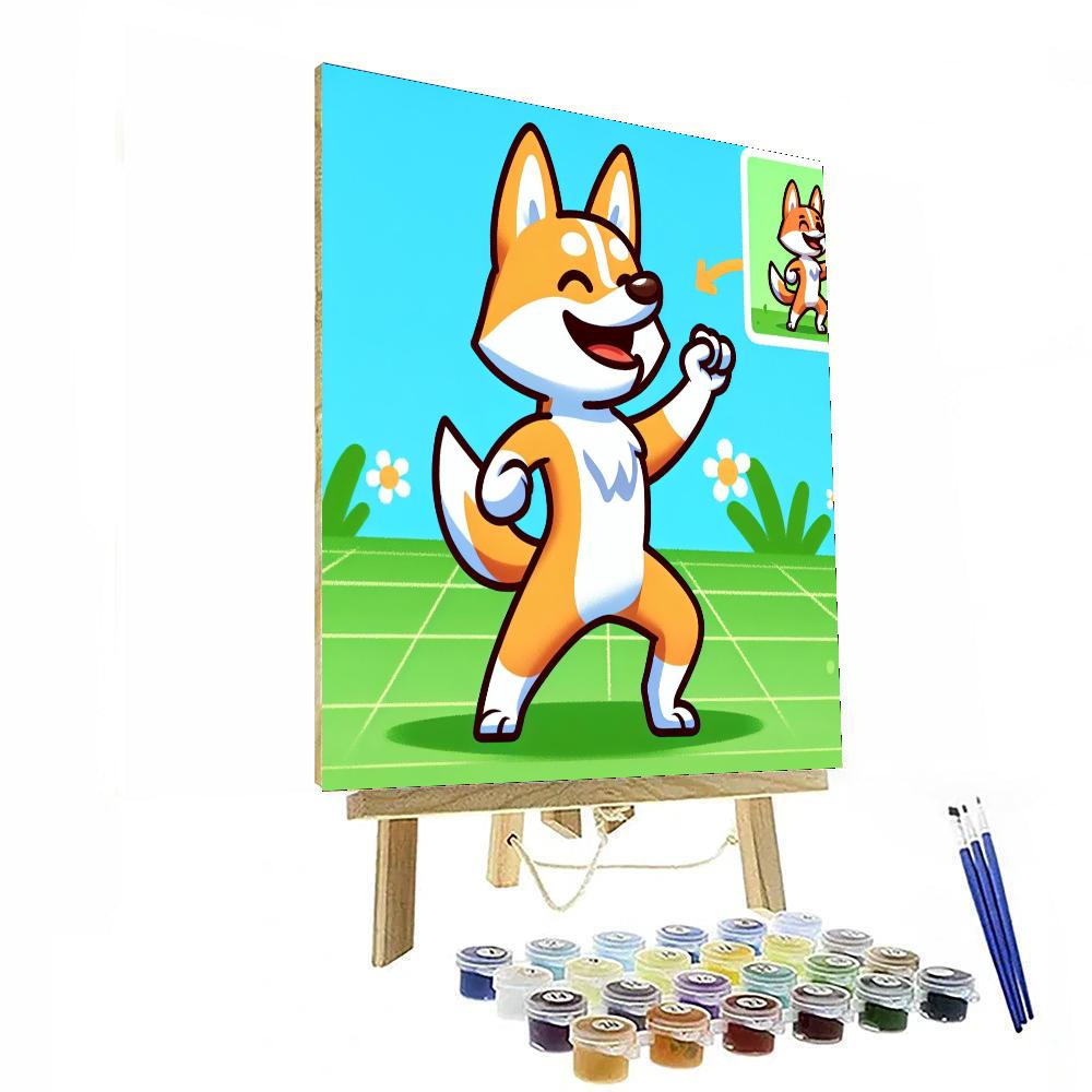 Dancing Dingo DIY Paint By Numbers