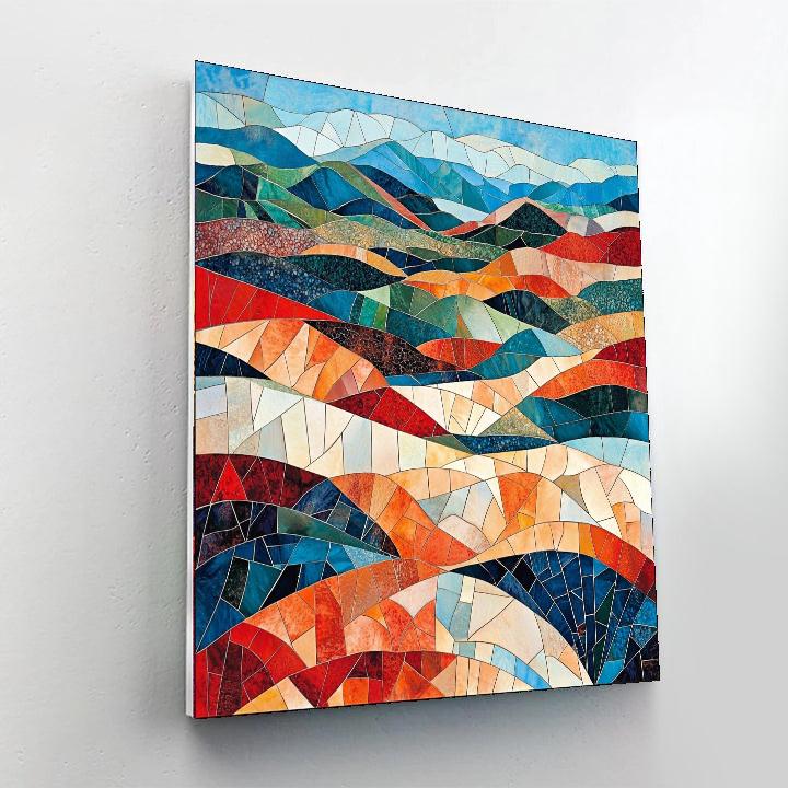 Paul Cézanne Inspired Mosaic Reflections  Painting By Numbers Kit