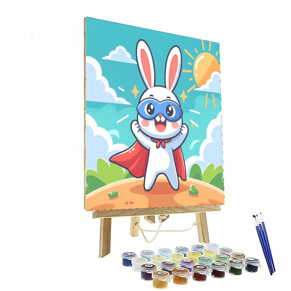 Brave Bunny Number Painting