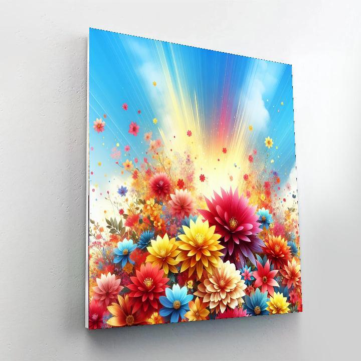 Floral Extravaganza Celebration Paint By Number