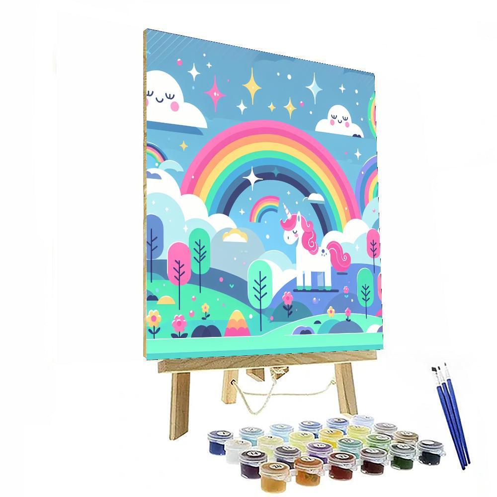 Rainbow Fantasy Adventure Paint By Color