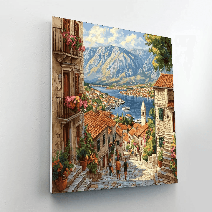 Kotor Old Town Numbered Painting Kits