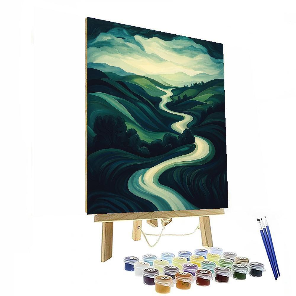 Caravaggio Inspired The Path Of Dreams  Paint By Color