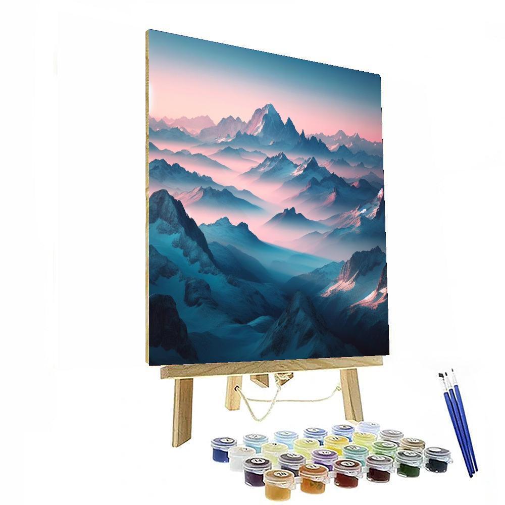 Alpine Dawn Horizon DIY Paint By Numbers