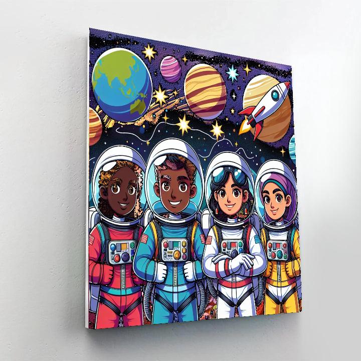 Space Explorers Voyage Paint By Numbers